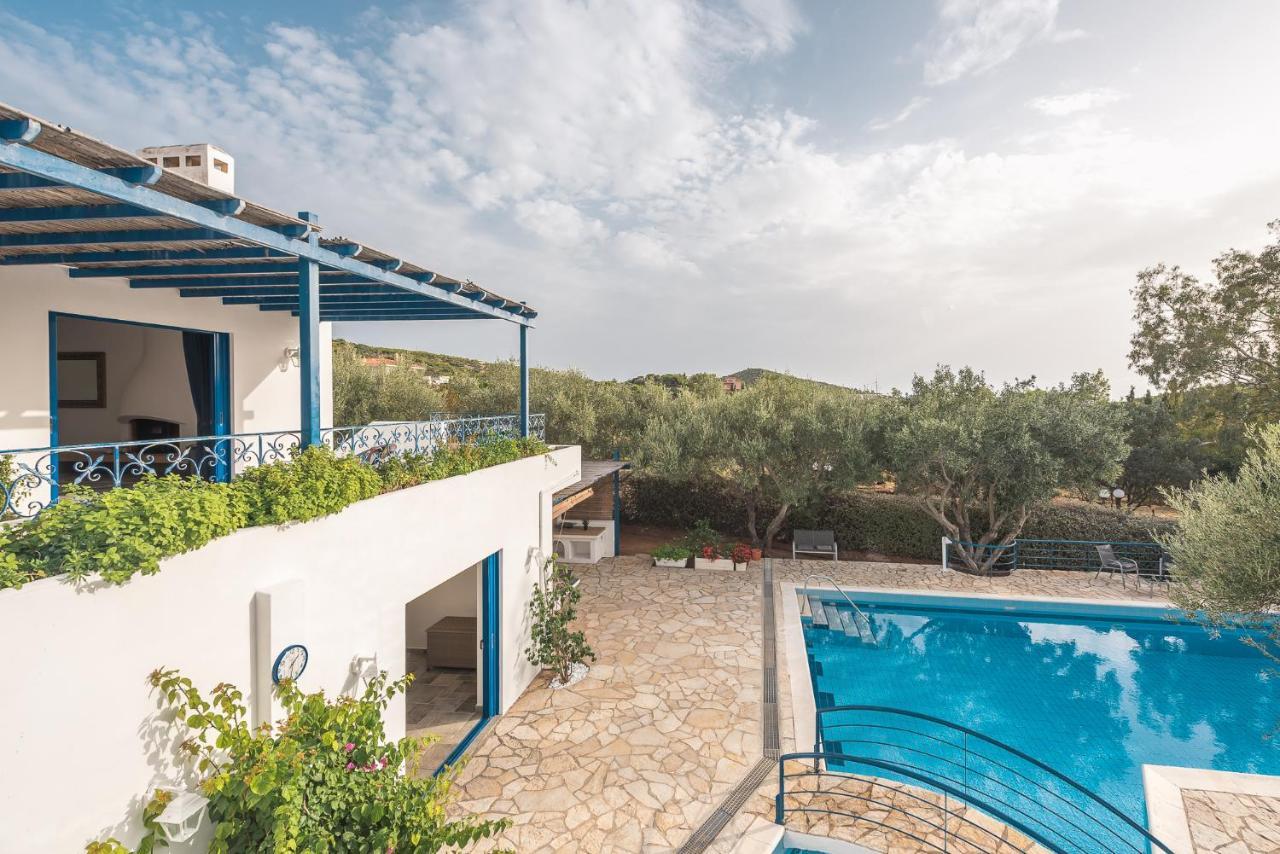 Summer Villa Pasiphae Private Pool - Bbq -Beach 2Min Kap Kap Sounion Exterior foto
