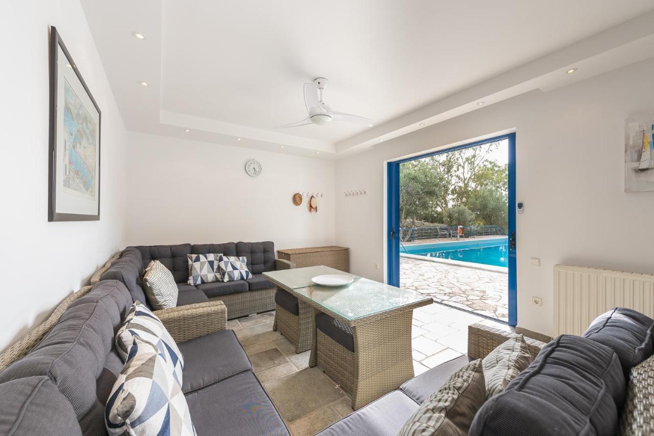 Summer Villa Pasiphae Private Pool - Bbq -Beach 2Min Kap Kap Sounion Exterior foto