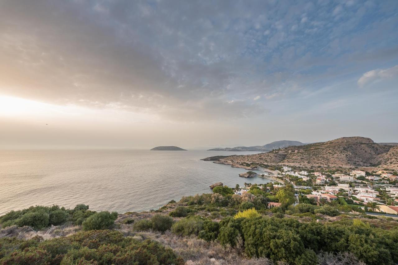 Summer Villa Pasiphae Private Pool - Bbq -Beach 2Min Kap Kap Sounion Exterior foto
