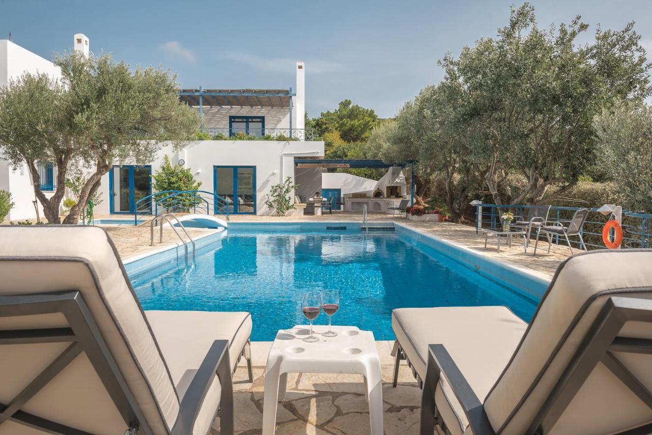 Summer Villa Pasiphae Private Pool - Bbq -Beach 2Min Kap Kap Sounion Exterior foto