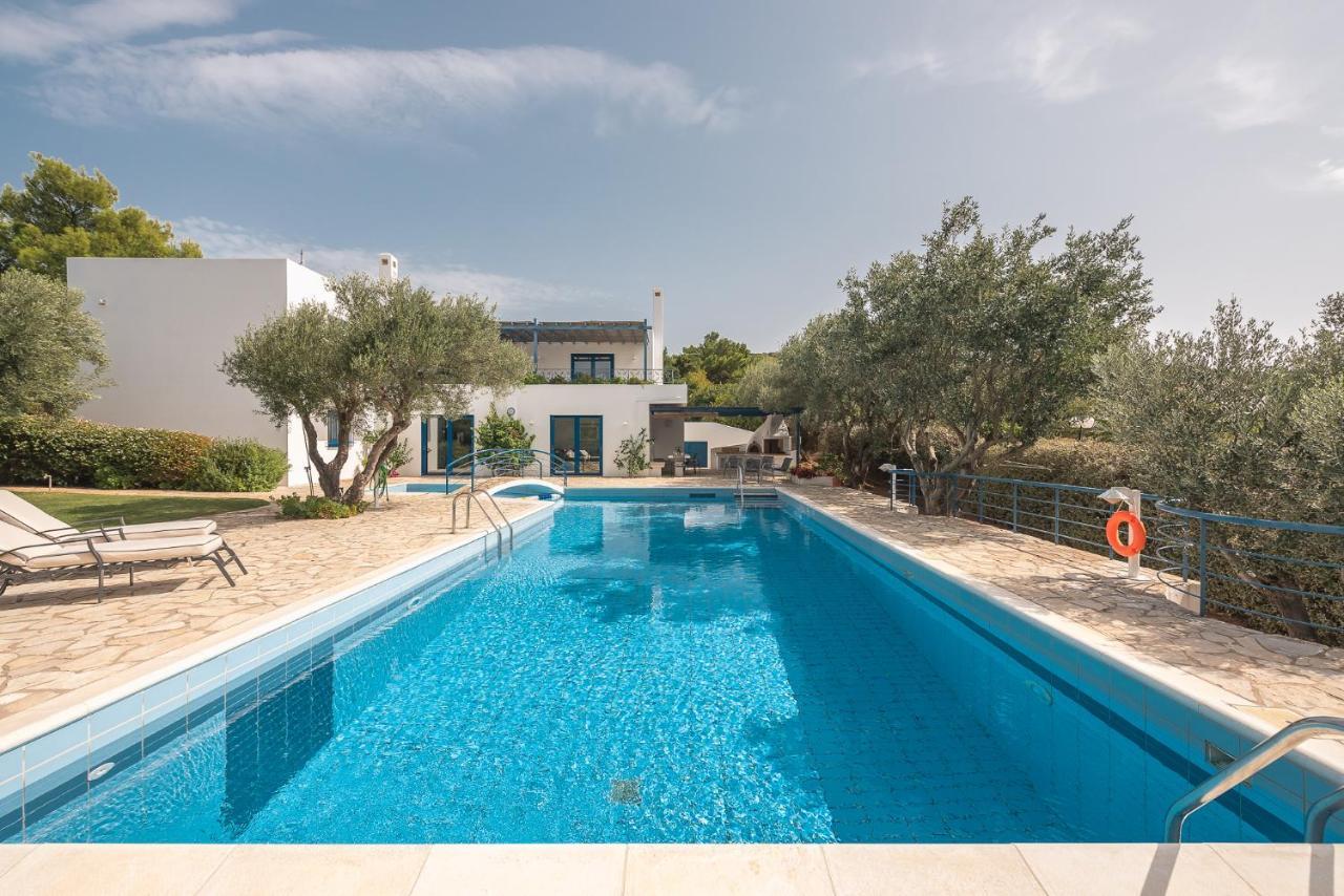 Summer Villa Pasiphae Private Pool - Bbq -Beach 2Min Kap Kap Sounion Exterior foto