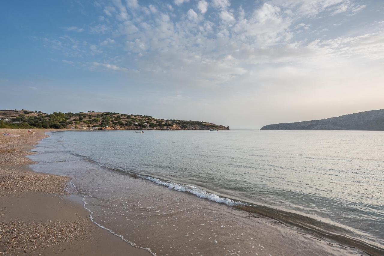 Summer Villa Pasiphae Private Pool - Bbq -Beach 2Min Kap Kap Sounion Exterior foto