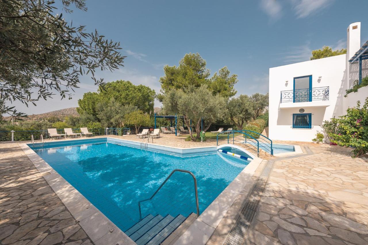 Summer Villa Pasiphae Private Pool - Bbq -Beach 2Min Kap Kap Sounion Exterior foto