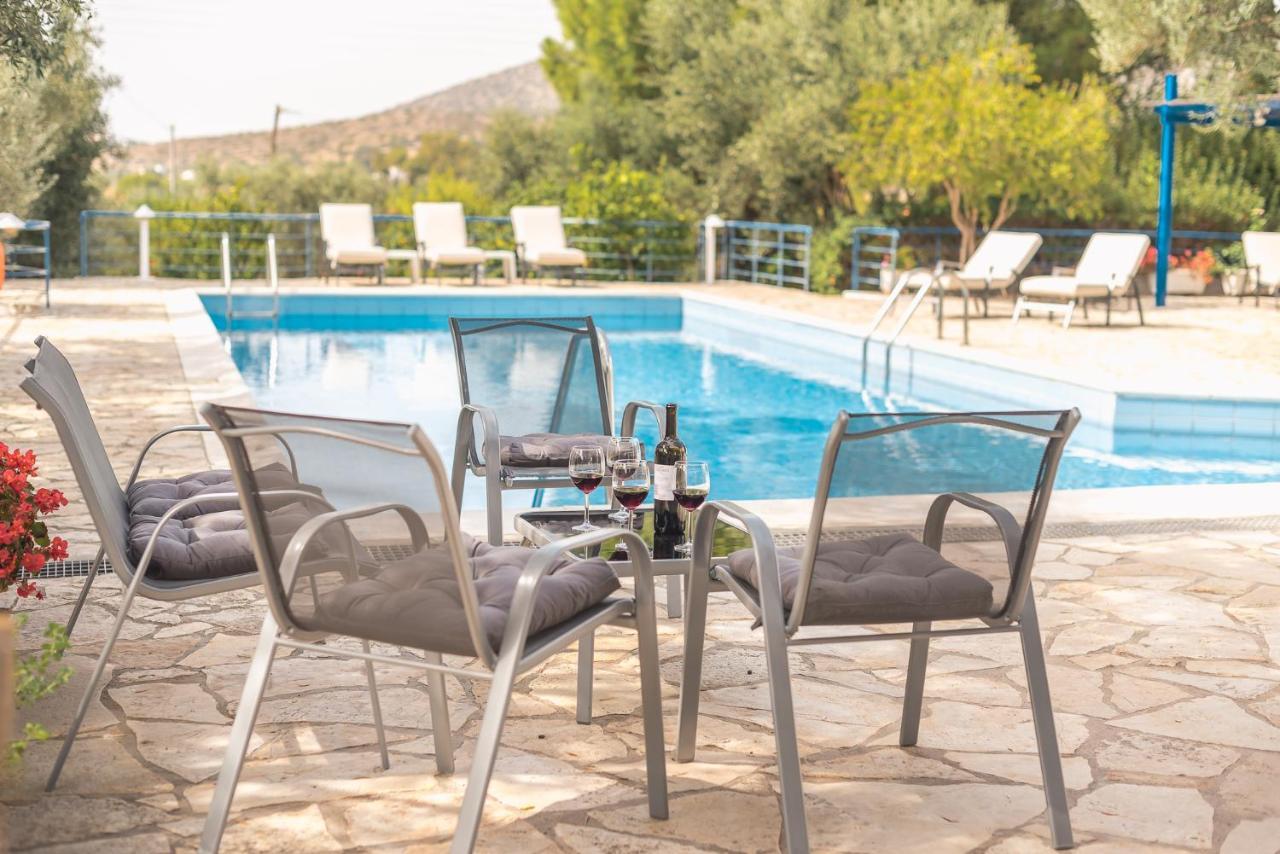 Summer Villa Pasiphae Private Pool - Bbq -Beach 2Min Kap Kap Sounion Exterior foto