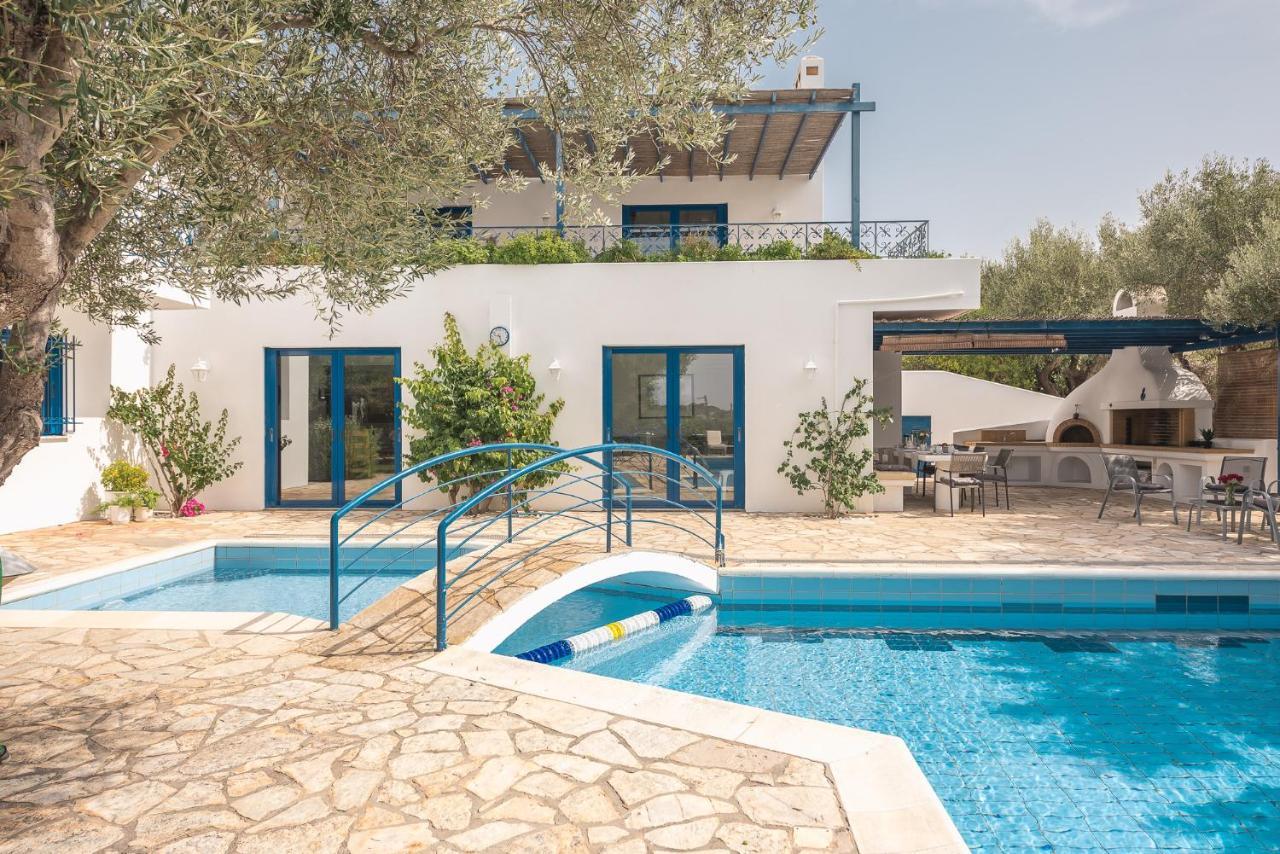 Summer Villa Pasiphae Private Pool - Bbq -Beach 2Min Kap Kap Sounion Exterior foto