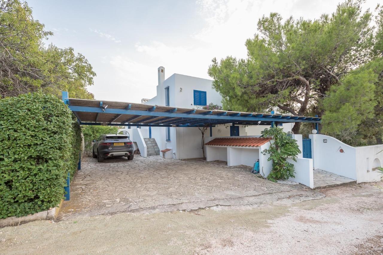 Summer Villa Pasiphae Private Pool - Bbq -Beach 2Min Kap Kap Sounion Exterior foto