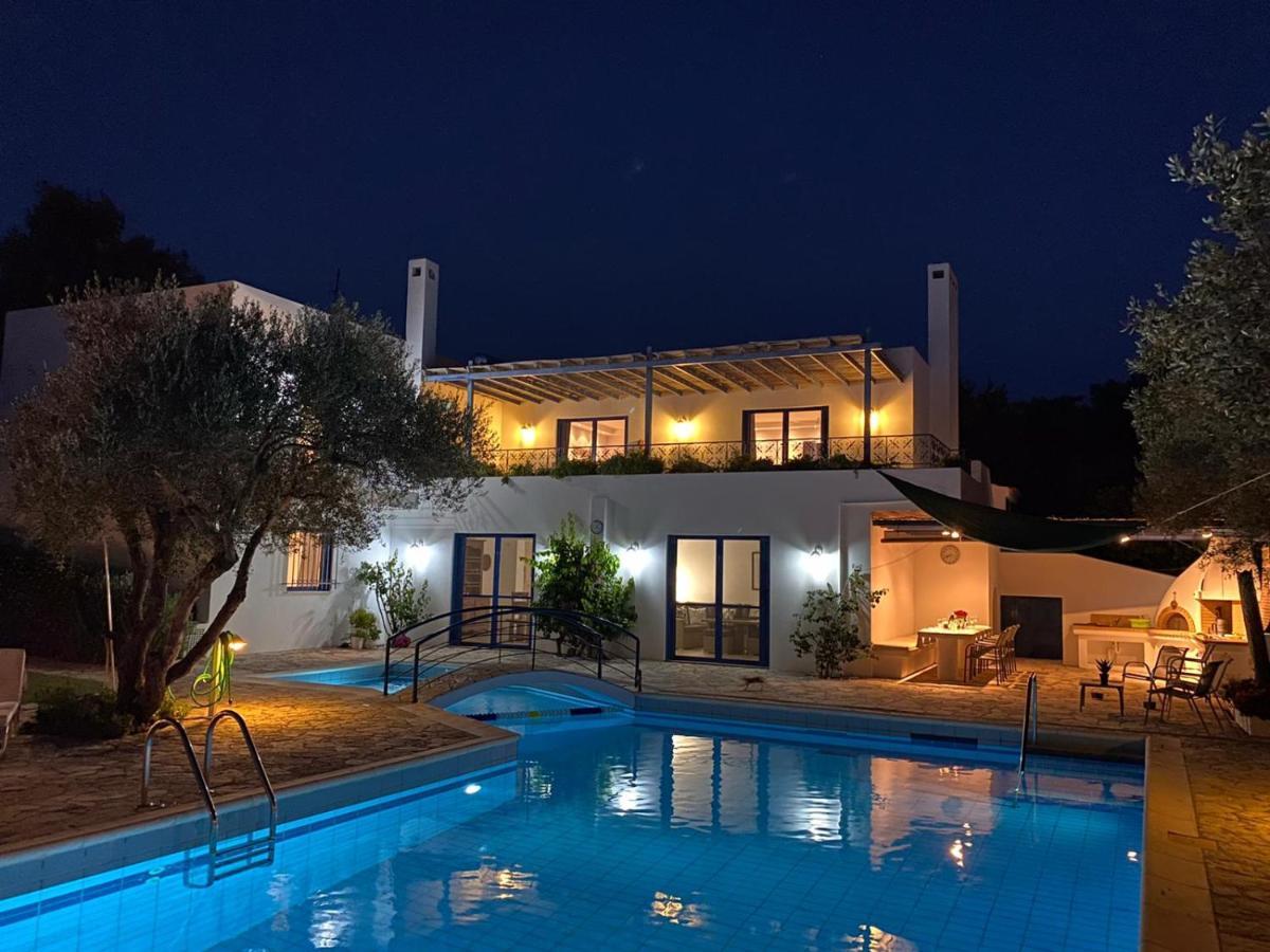 Summer Villa Pasiphae Private Pool - Bbq -Beach 2Min Kap Kap Sounion Exterior foto